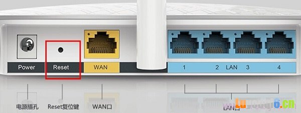 TL-WR885N路由器上的Reset按钮